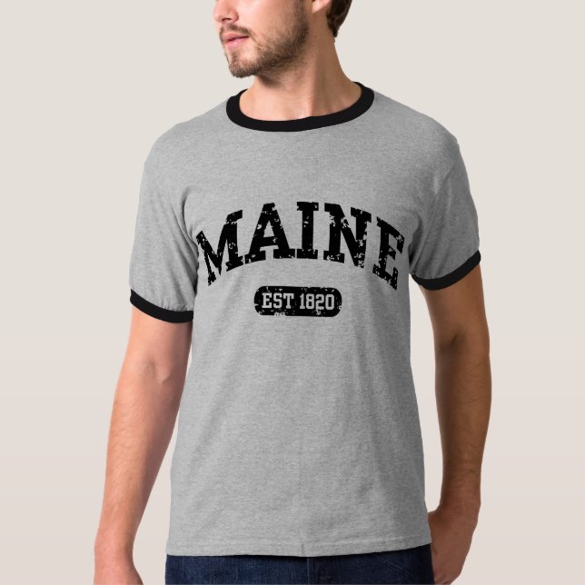 Maine Est 1820 T-Shirt (Front)