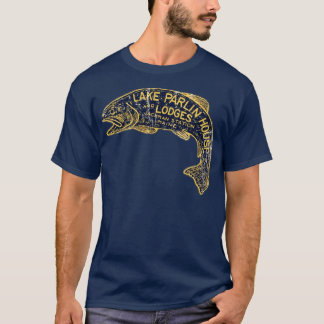 Maine Fishing T-Shirt - Lake Parlin Lodge Jackman