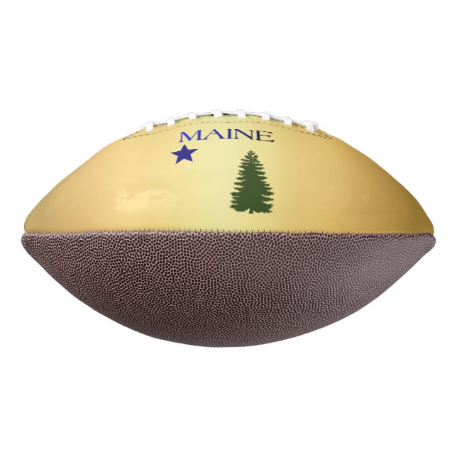 Maine flag(1901) football (Rotated 270)