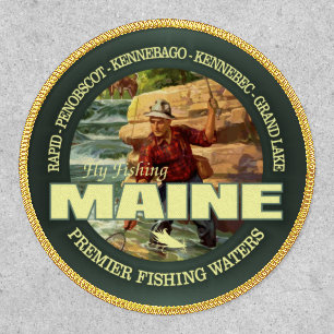 Maine Fly Fishing  Patch
