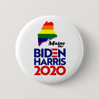 Maine for Biden Harris 2020 Button