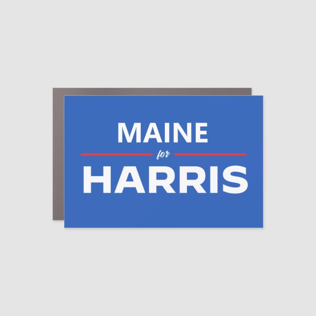 Maine for Kamala Harris Car Magnet (Front)