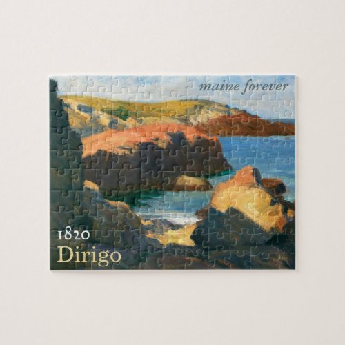 Maine Forever Bicentennial Stamp Jigsaw Puzzle