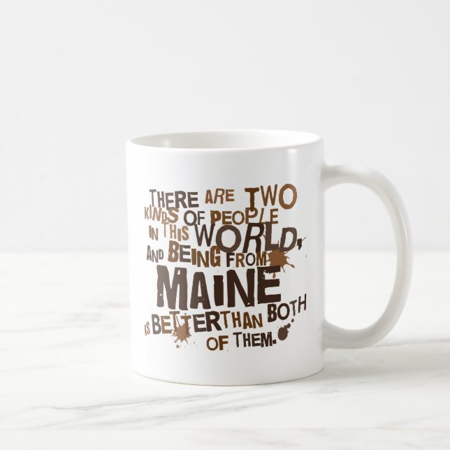 Maine (Funny) Gift Coffee Mug (Right)