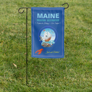 MAINE Garden Flag