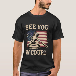 Maine Governor See You In Court Tee USA Map