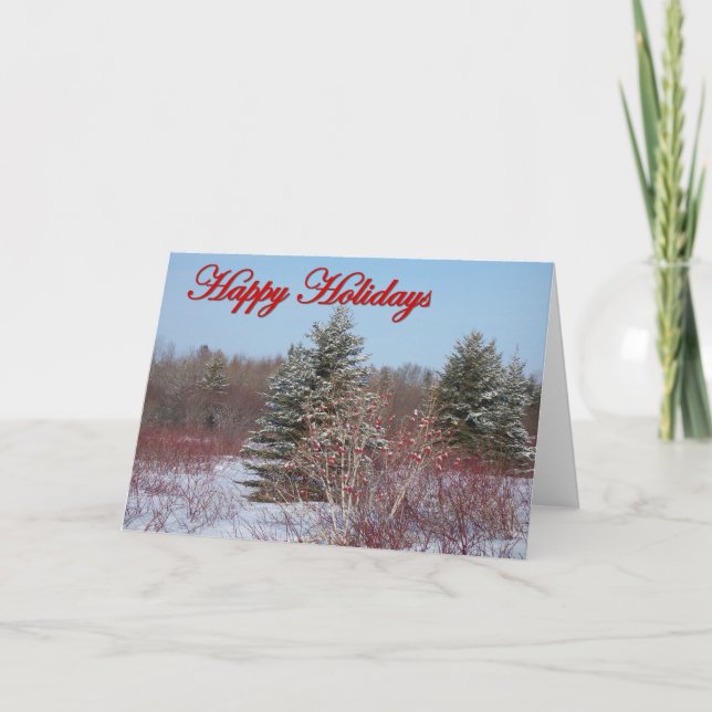 Maine Holiday Card (Front)
