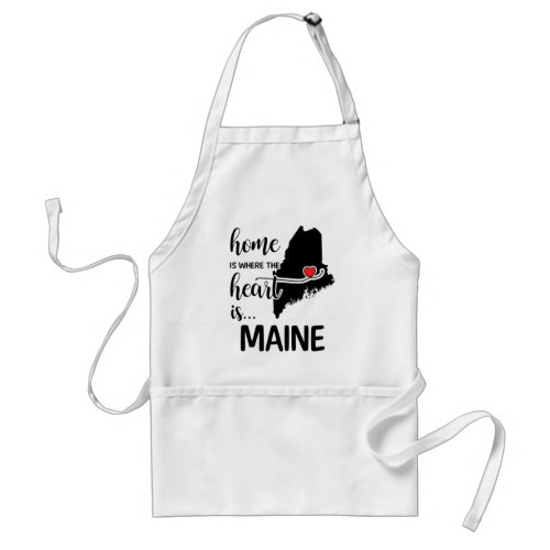 Maine home is where the heart is adult apron