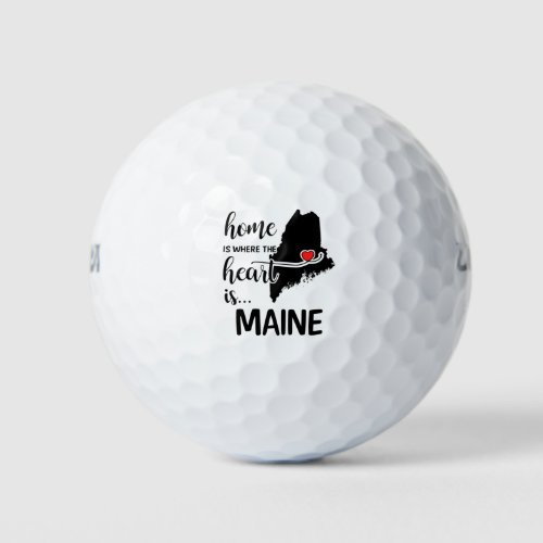 Maine home is where the heart is golf balls