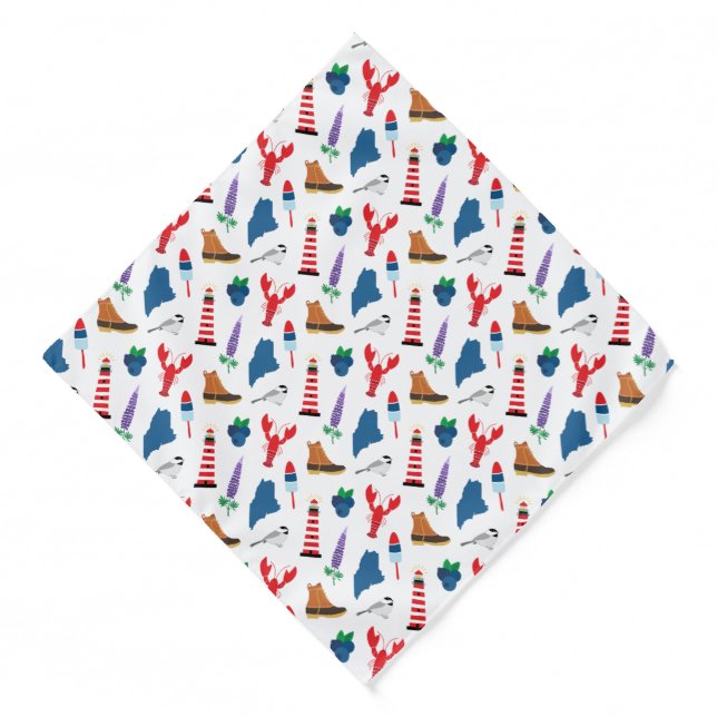 Maine Icons Bandana (Front)