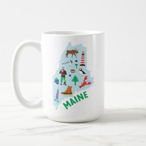 Maine Icons Coffee Mug
