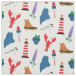 Maine Icons Fabric