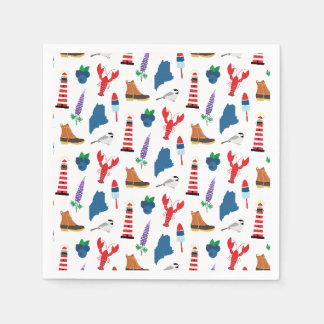 Maine Icons Napkins