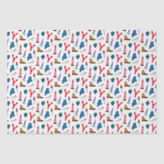Maine Icons Tissue Paper