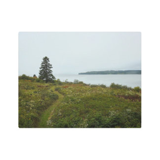 Maine in the Mist (2) Metal Print