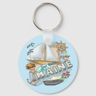 Maine Keychain