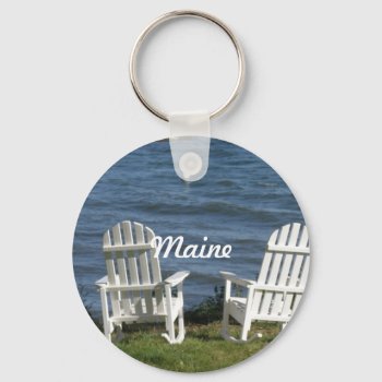 Maine Keychain by GoingPlaces at Zazzle