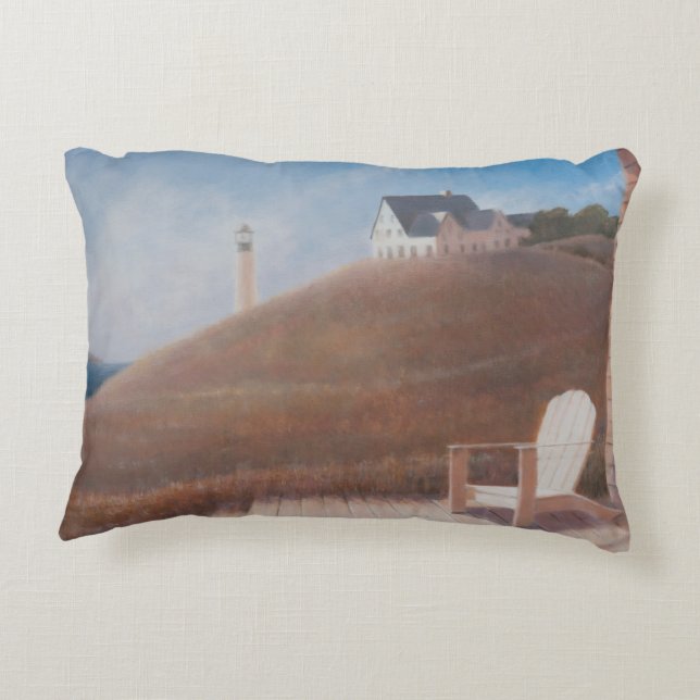 Maine landscape 2012 decorative pillow (Back)