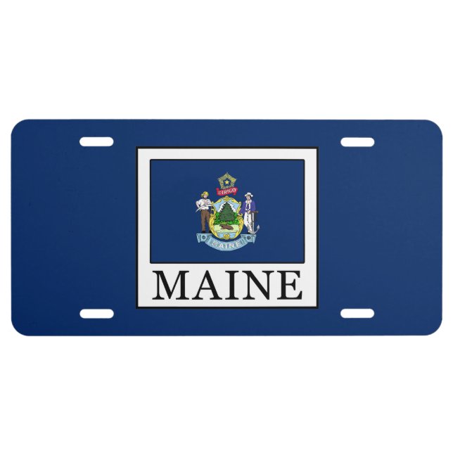 Maine License Plate (Front)