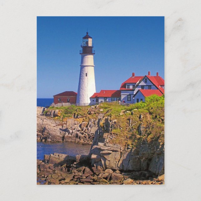 Maine Lighthouse 10 Postcard (Front)