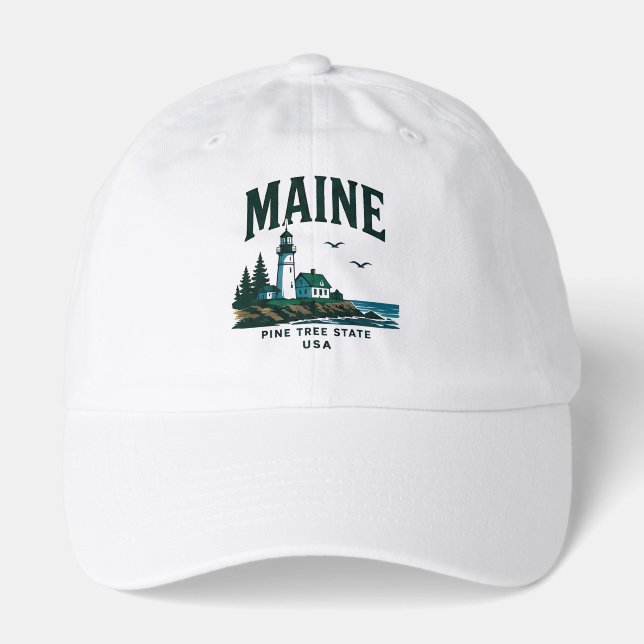 Maine Lighthouse Adventure Hat (Front)