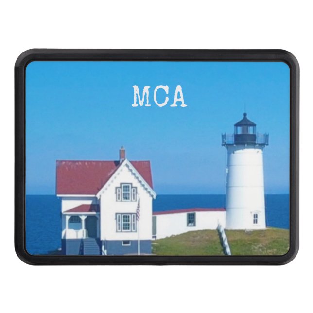 Maine Lighthouse Hitch Cover (Front)