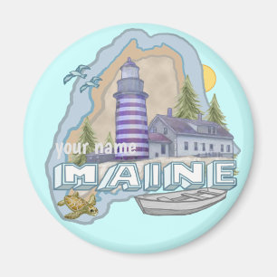 Maine Lighthouse magnet