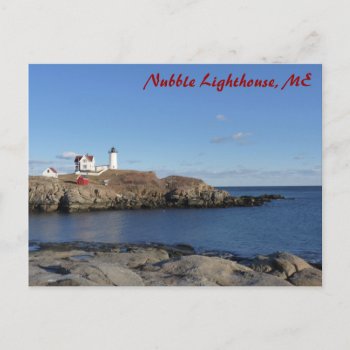 Maine Lighthouse Postcard by tmurray13 at Zazzle