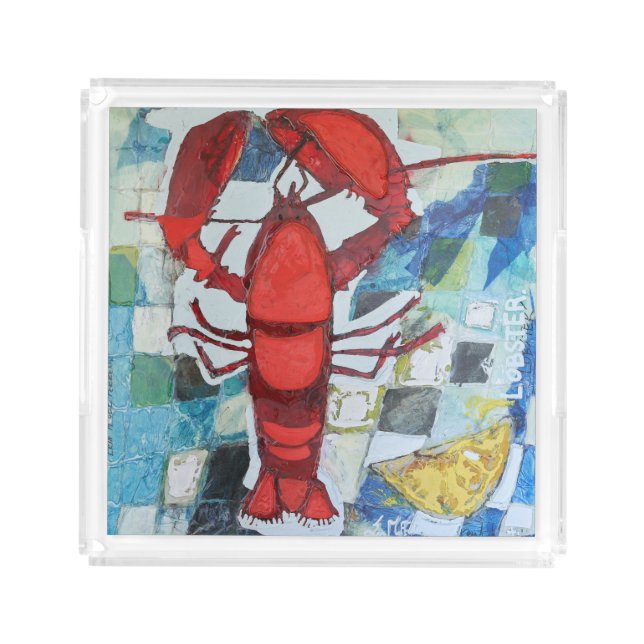 Maine Lobster Acrylic Tray (Front)