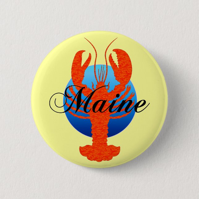 Maine lobster button (Front)