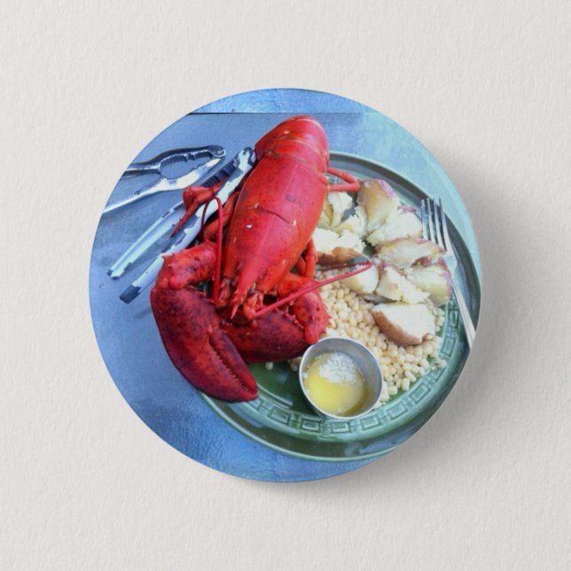 maine lobster button (Front)