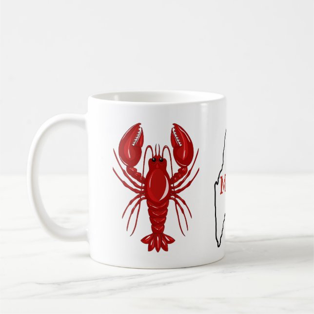 MAINE LOBSTER  COFFEE MUG (Left)