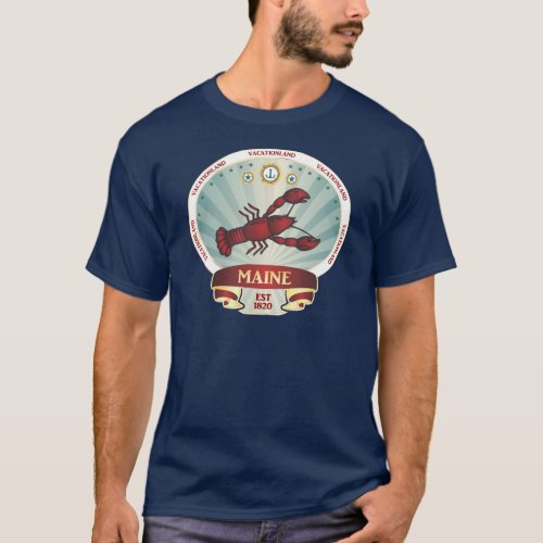 Maine Lobster Crest T_Shirt