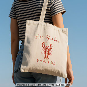 Maine Lobster Fisherman Aesthetic  Tote Bag
