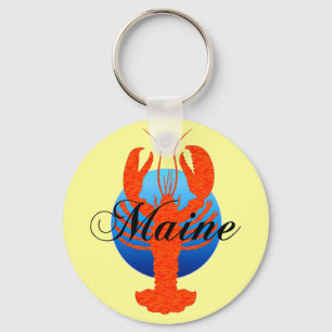 Maine lobster keychain