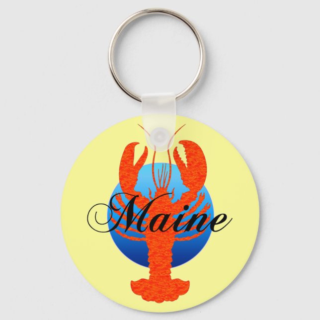 Maine lobster keychain (Front)