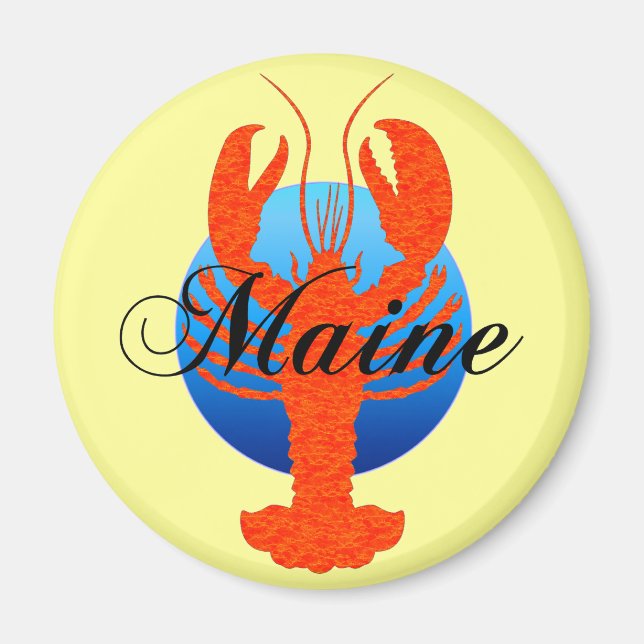 Maine lobster magnet (Front)