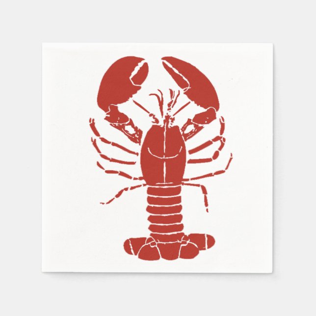Maine Lobster Napkins (Front)