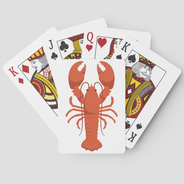 Maine Lobster Poker Cards (Back)