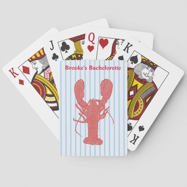 Maine Lobster  Poker Cards (Back)