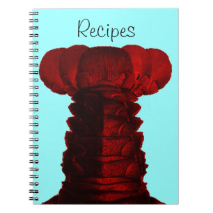 Maine Lobster Recipes Notebook