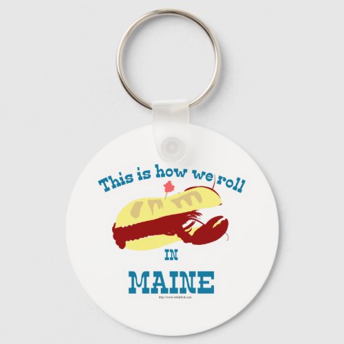 Maine Lobster Roll Keychain