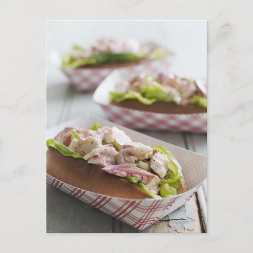 Maine Lobster Roll Postcard