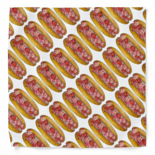 Maine Lobster Roll Rolls Seafood Sandwich Foodie Bandana
