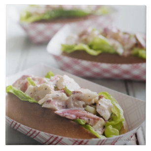 Maine Lobster Roll Tile