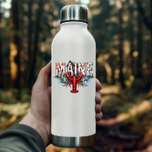 Maine Lobster Sticker | Coastal State Travel Decal