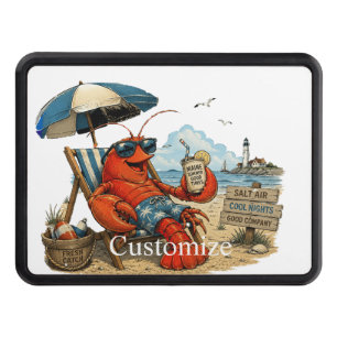 Maine Lobster Summer Fun Thunder_Cove Hitch Cover