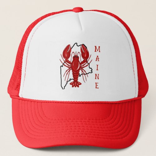 Maine Lobster Trucker Hat