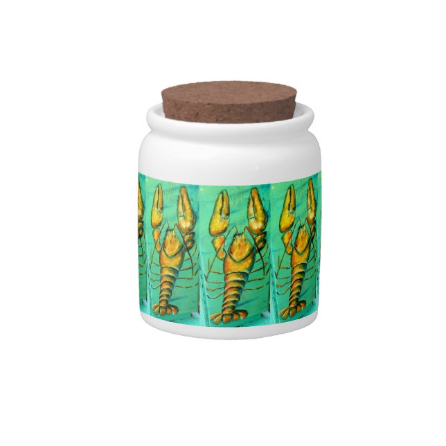 maine lobsters candy jar (Front)