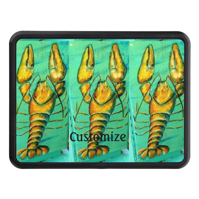 Maine lobsters Thunder_Cove Hitch Cover (Front)